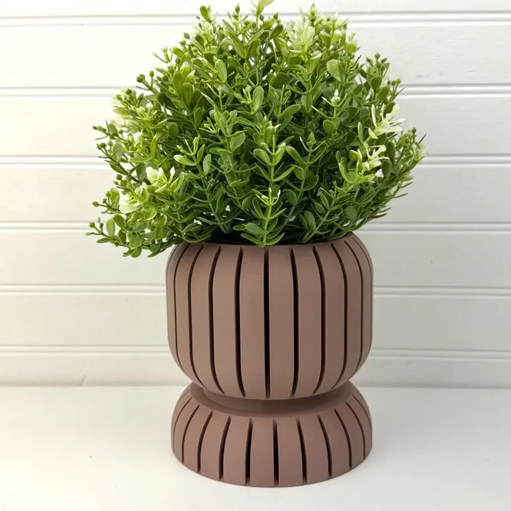 Planter Pot 007, Indoor Plant Pot, Tabletop Planter, Hourglass Inspired